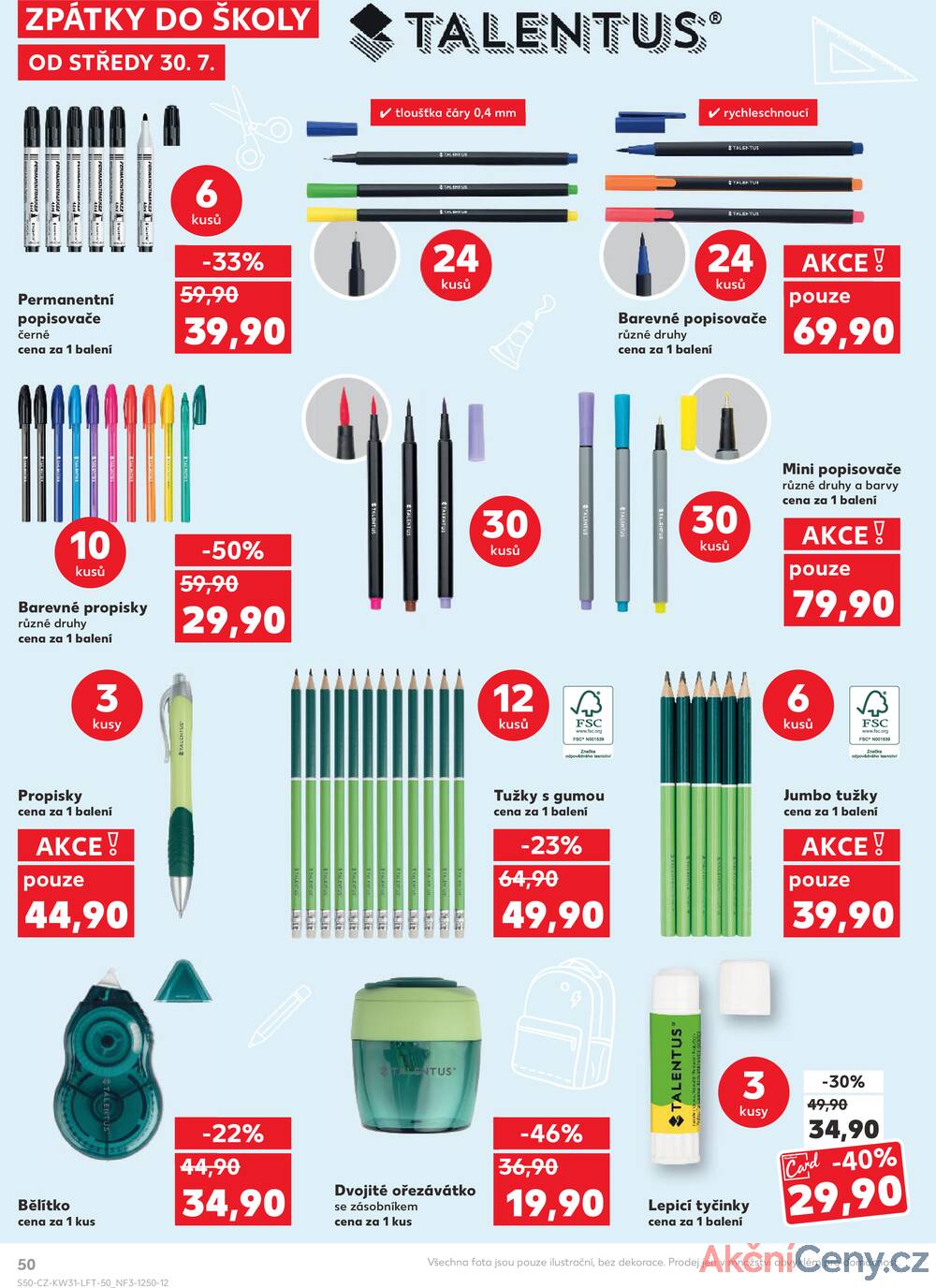 Leták Kaufland - Kaufland 30.7. - 5.8. - Kaufland Praha-Barrandov - strana 50