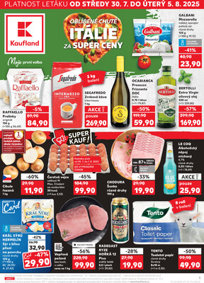 Leták Kaufland 30.7. - 5.8. - Kaufland - Pelhřimov