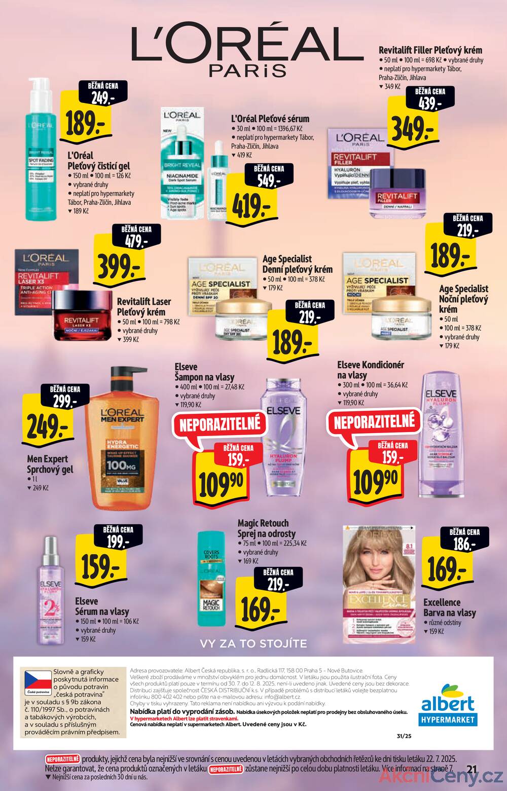 Leták Albert - Albert Hypermarket katalog Brand od 30.7. do 12.8.2025 - strana 21 Leták Albert - Albert Hypermarket katalog Brand od 30.7. do 12.8.2025 - strana 21