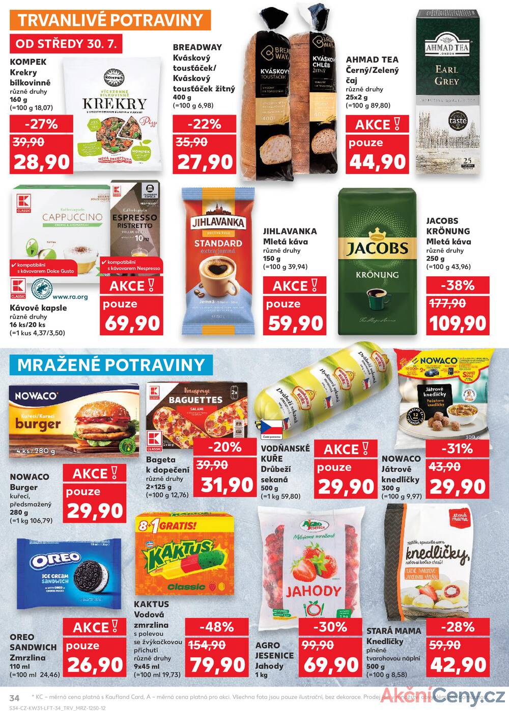 Leták Kaufland - Kaufland 30.7. - 5.8. - Kaufland - Ostrava - Zábřeh - strana 34