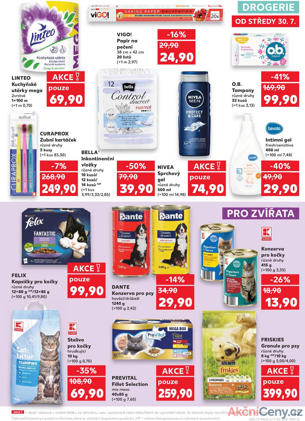 Leták Kaufland - Kaufland 30.7. - 5.8. - Kaufland - Ostrava - Zábřeh - strana 43