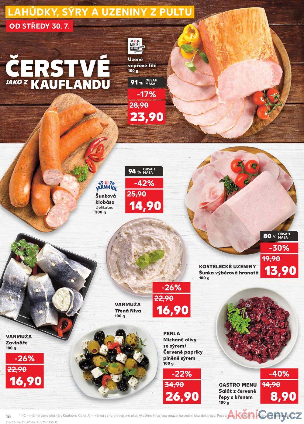 Leták Kaufland - Kaufland 30.7. - 5.8. - Kaufland - Valašské Meziříčí - strana 16