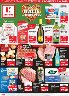 Leták Kaufland 30.7. - 5.8. - Kaufland - Valašské Meziříčí