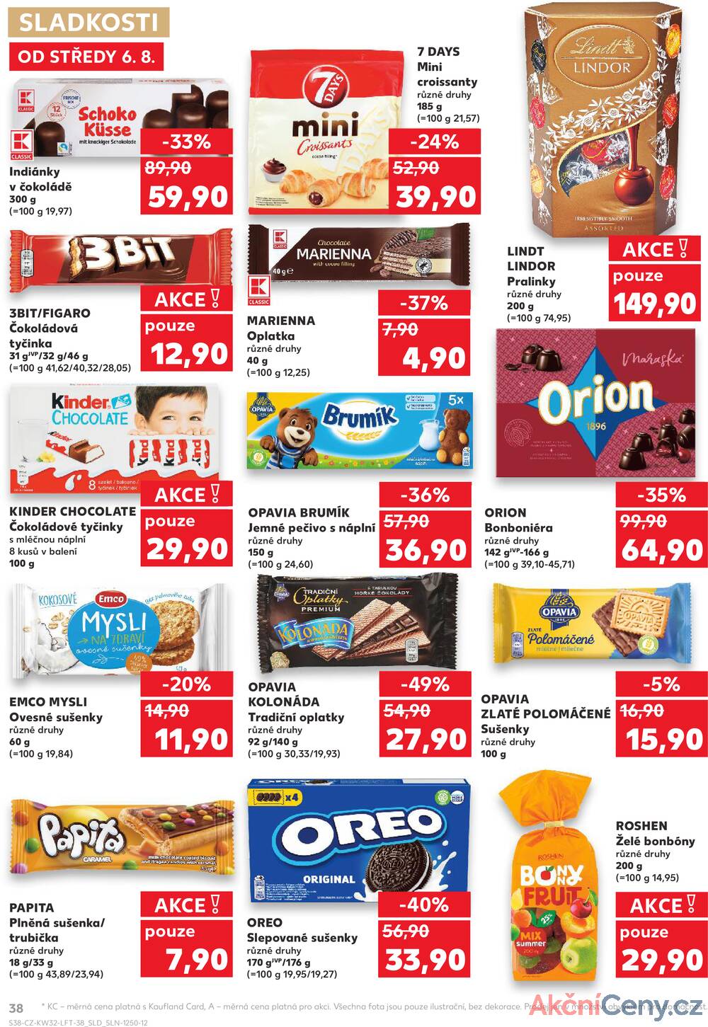 Leták Kaufland - Kaufland 6.8. - 12.8. - Kaufland - Prachatice - strana 38