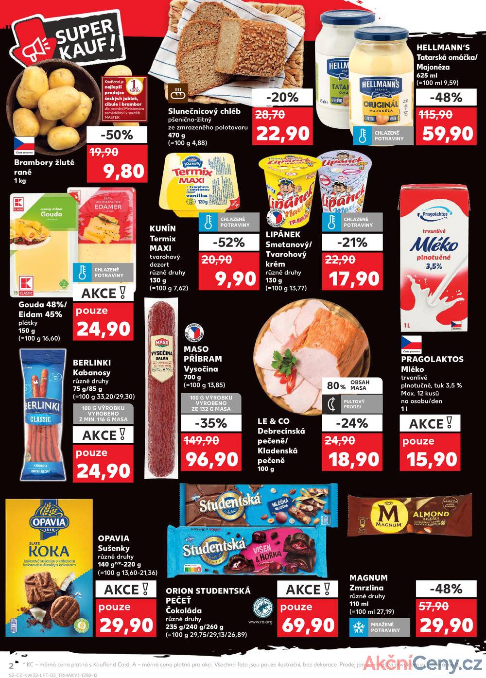 Leták Kaufland - Kaufland 6.8. - 12.8. - Kaufland - Čáslav - strana 2