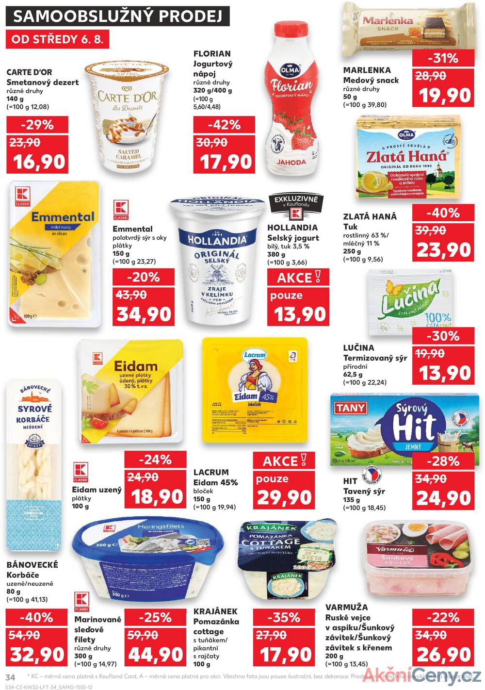 Leták Kaufland - Kaufland 6.8. - 12.8. - Kaufland - Čáslav - strana 34