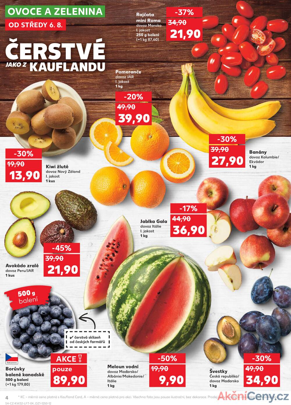 Leták Kaufland - Kaufland 6.8. - 12.8. - Kaufland - Děčín - strana 4