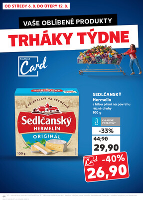 Kaufland 6.8. - 12.8. - Kaufland - Teplice (Čs. Dobrovolců)