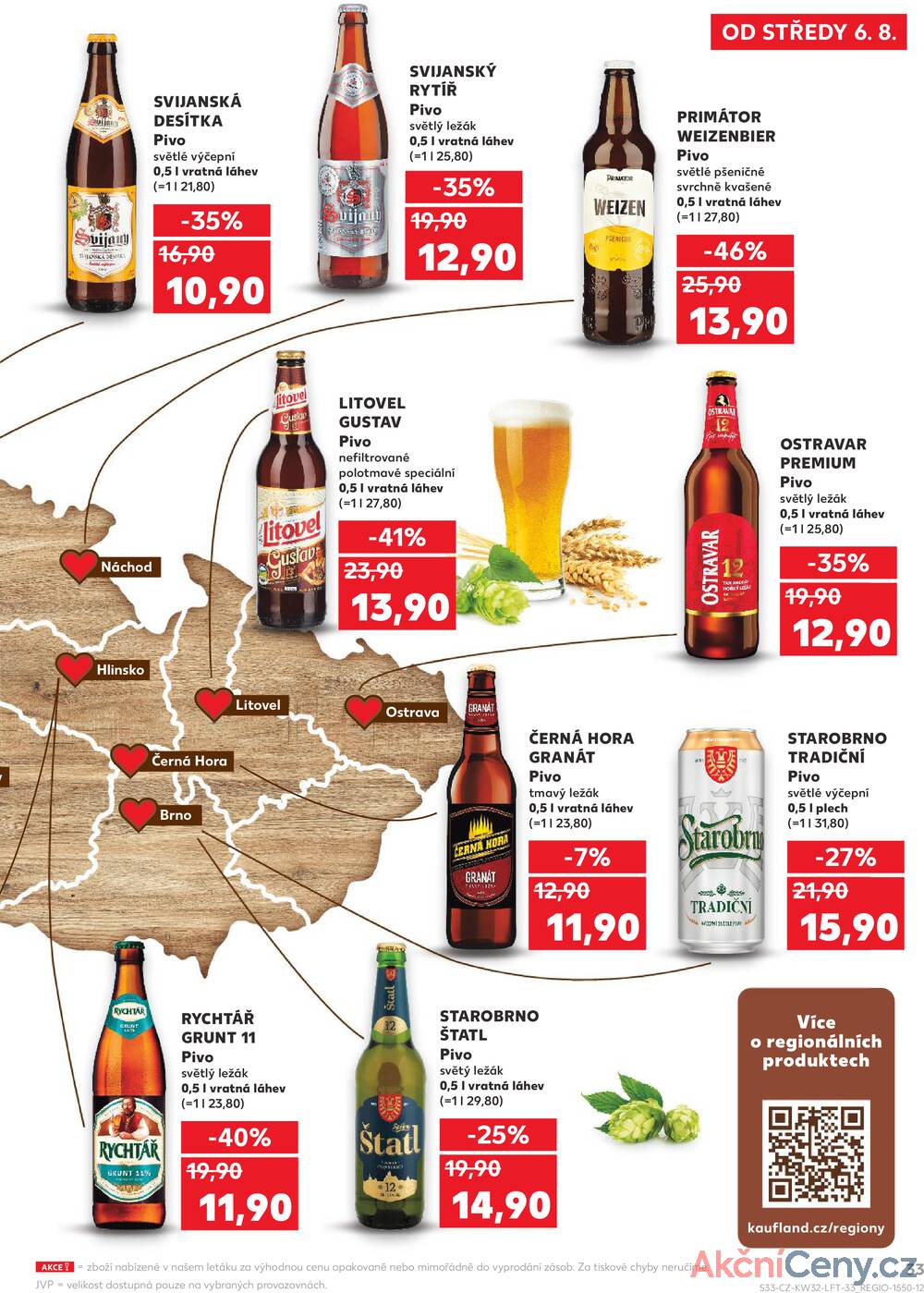 Leták Kaufland - Kaufland 6.8. - 12.8. - Kaufland Praha-Barrandov - strana 33