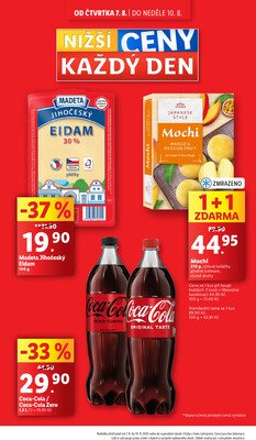 Leták Lidl
		  platný do 10.8.2025 - strana 2