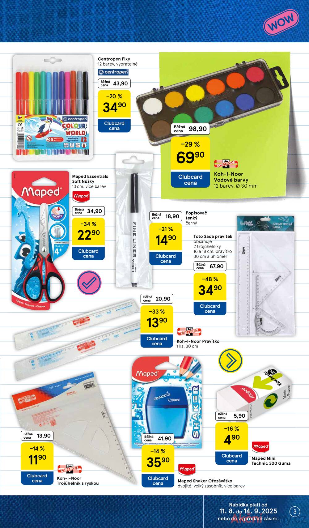 Leták Tesco - Tesco SPECIÁL velké hypermarkety  od 11.8. do 14.9.2025 - strana 3