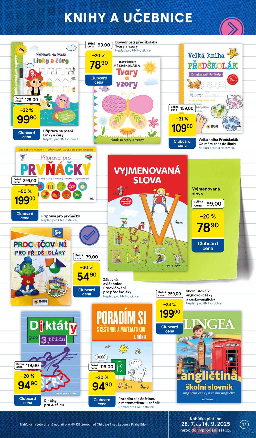 Leták Tesco - Tesco SPECIÁL velké hypermarkety  od 11.8. do 14.9.2025 - strana 17