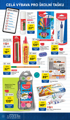 Tesco SPECIÁL velké hypermarkety  od 11.8. do 14.9.2025