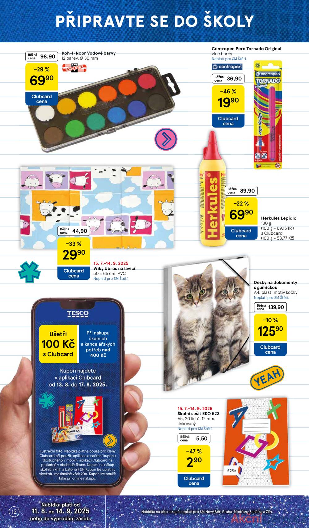 Leták Tesco - Tesco supermarkety od 13.8. do 19.8.2025 - strana 12 Leták Tesco - Tesco supermarkety od 13.8. do 19.8.2025 - strana 12