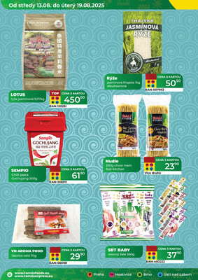 Tamda Foods od 13.8. do 19.8.2025
