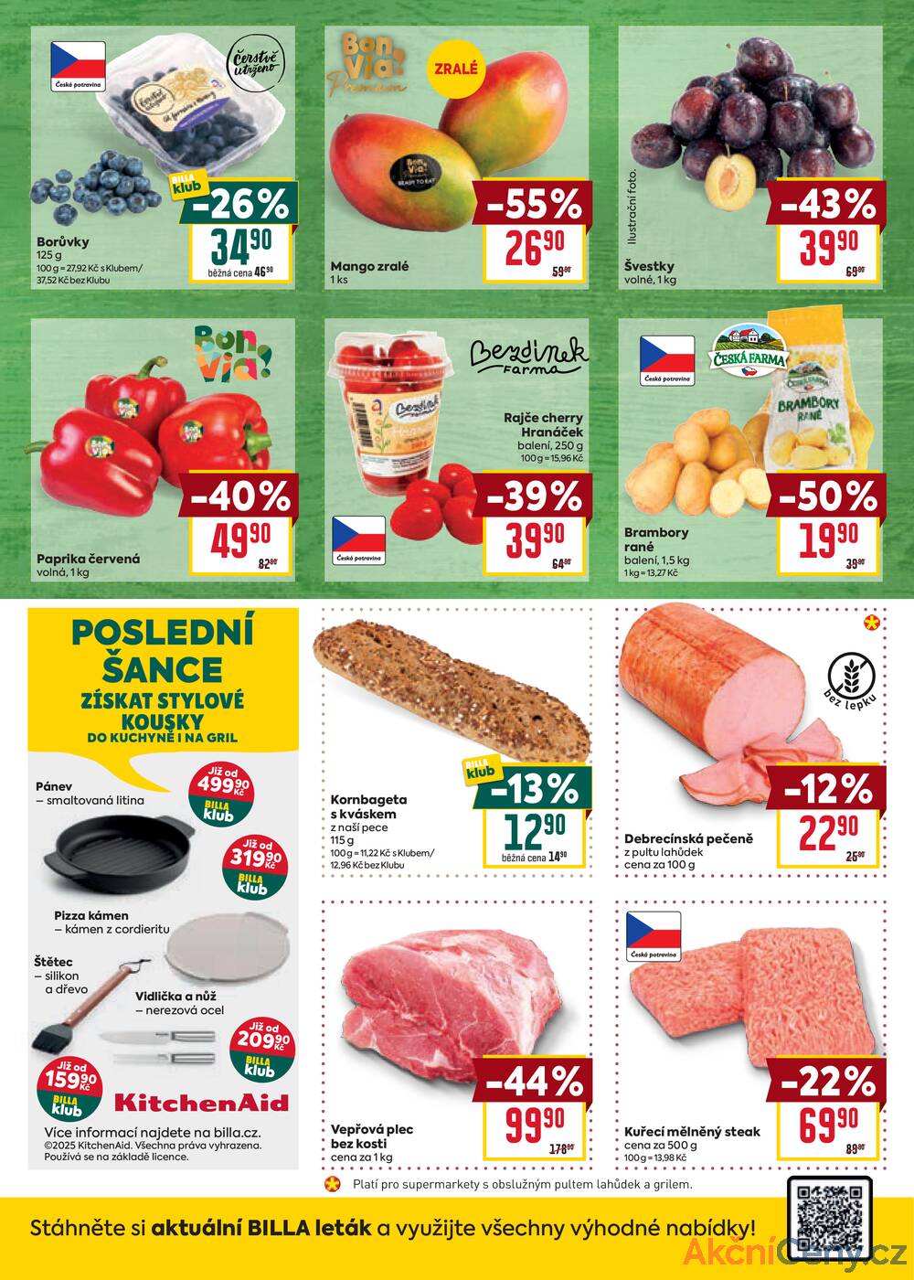 Leták Billa - Billa malý leták od 13.8. do 19.8.2025 - strana 2 Leták Billa - Billa malý leták od 13.8. do 19.8.2025 - strana 2