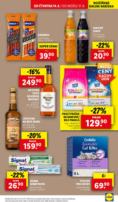 Lidl Čtvrtek od 14.8. do 17.8.2025