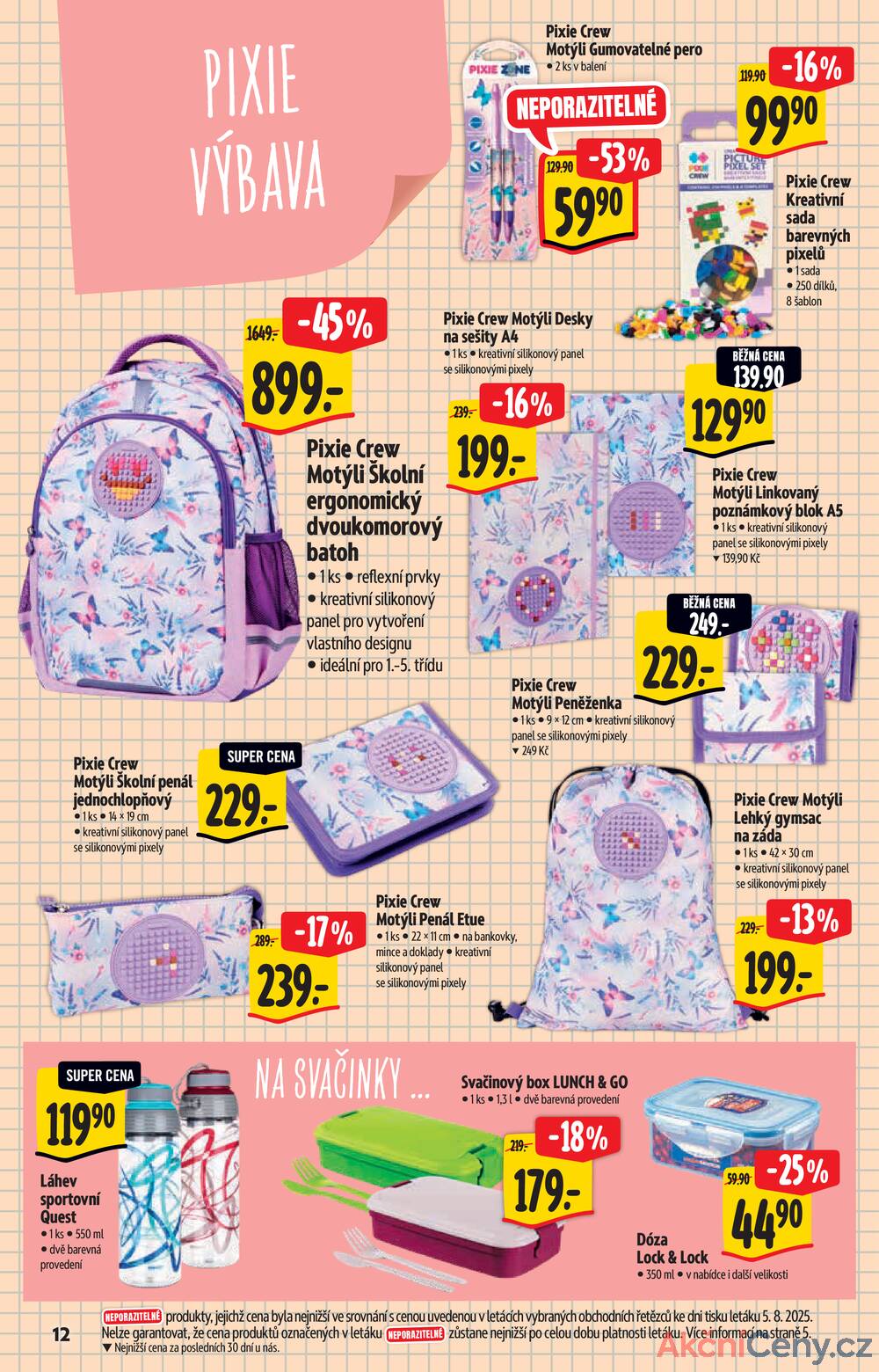 Leták Albert - Albert  Hypermarket katalog škola od 13.8. do 9.9.2025 - strana 12