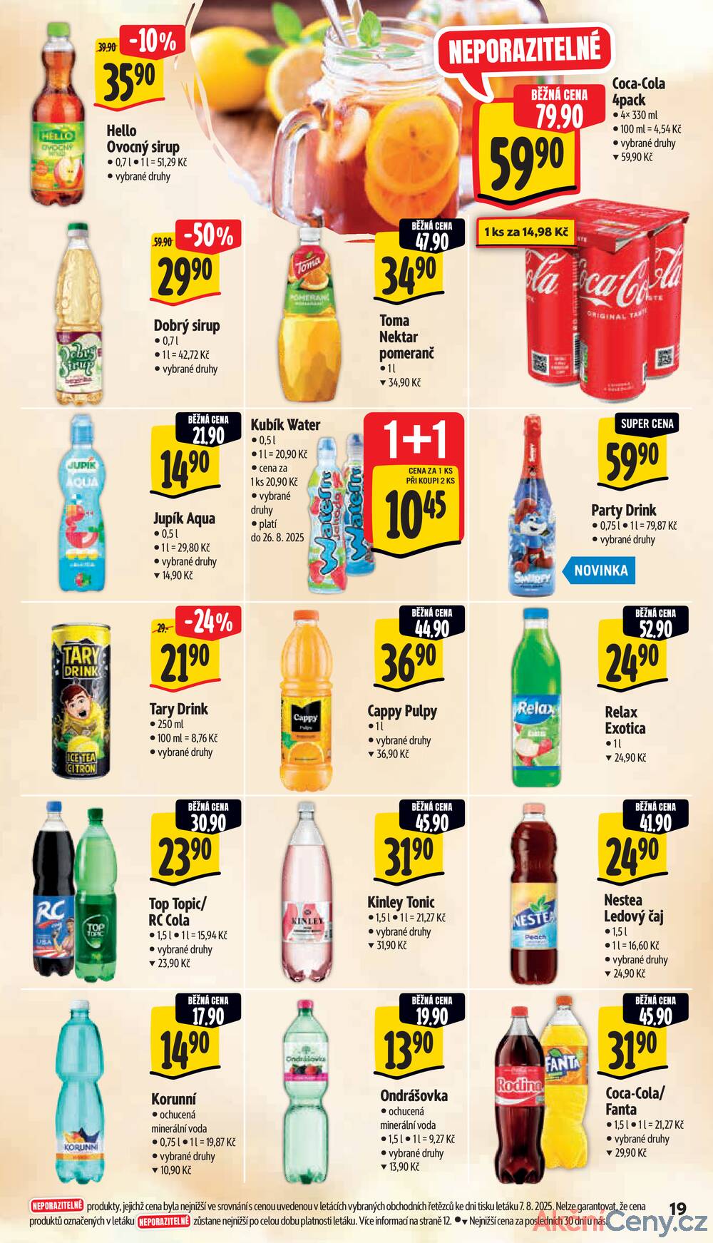 Leták Albert - Albert Supermarket od 13.8. do 19.8.2025 - strana 21 Leták Albert - Albert Supermarket od 13.8. do 19.8.2025 - strana 21