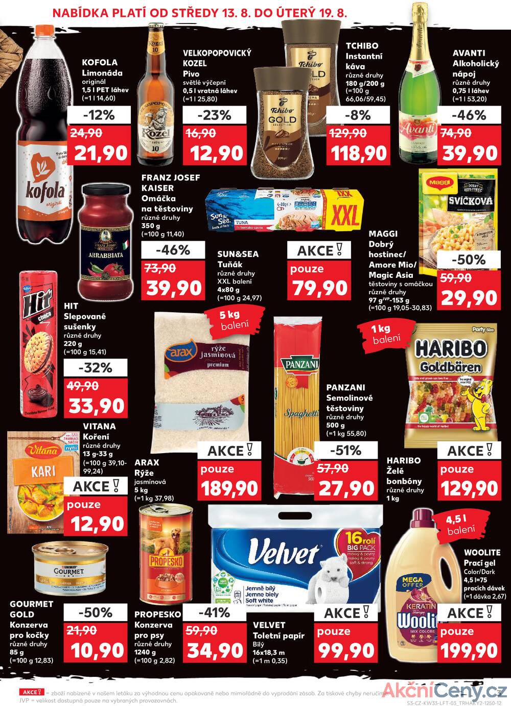 Leták Kaufland - Kaufland 13.8. - 19.8. - Kaufland - Louny - strana 3