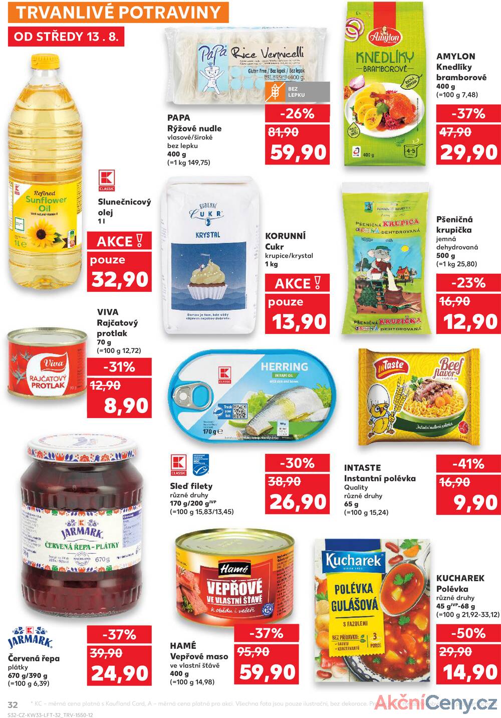 Leták Kaufland - Kaufland 13.8. - 19.8. - Kaufland - Louny - strana 32