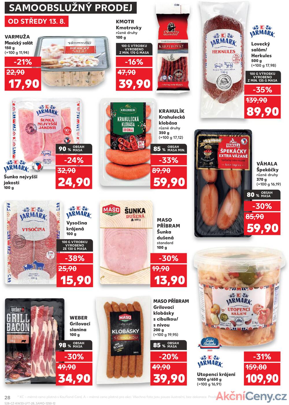 Leták Kaufland - Kaufland 13.8. - 19.8. - Kaufland - Rokycany - strana 28