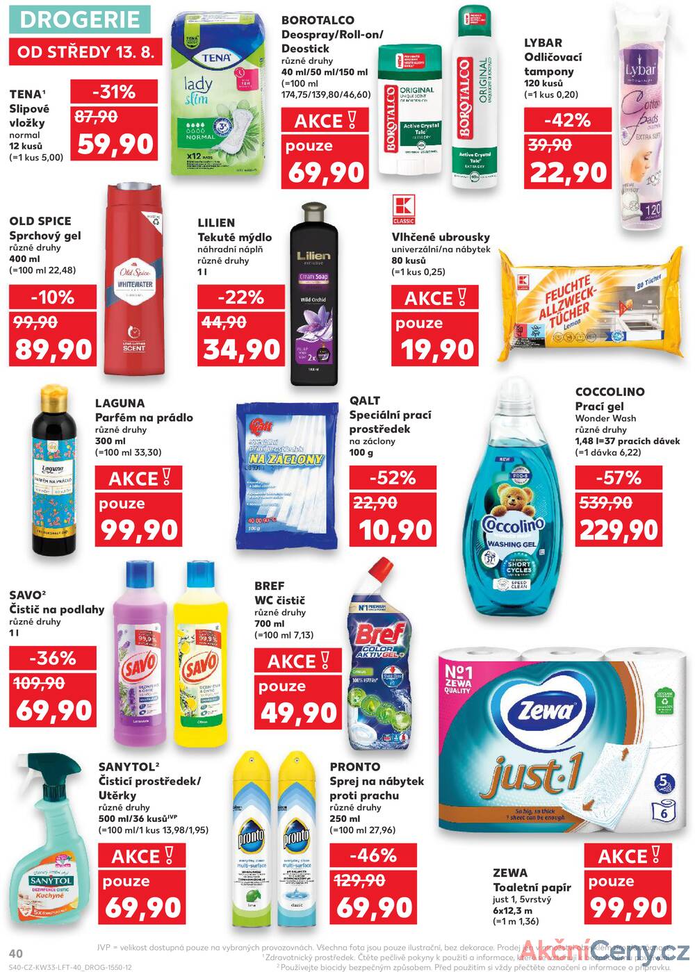 Leták Kaufland - Kaufland 13.8. - 19.8. - Kaufland - Chrudim - strana 40