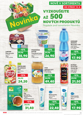 Kaufland 13.8. - 19.8. - Kaufland - Jablonec nad Nisou (U Kostela)