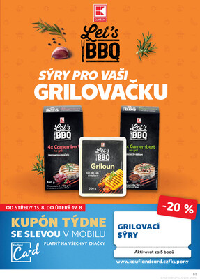 Kaufland 13.8. - 19.8. - Kaufland - Jablonec nad Nisou (U Kostela)