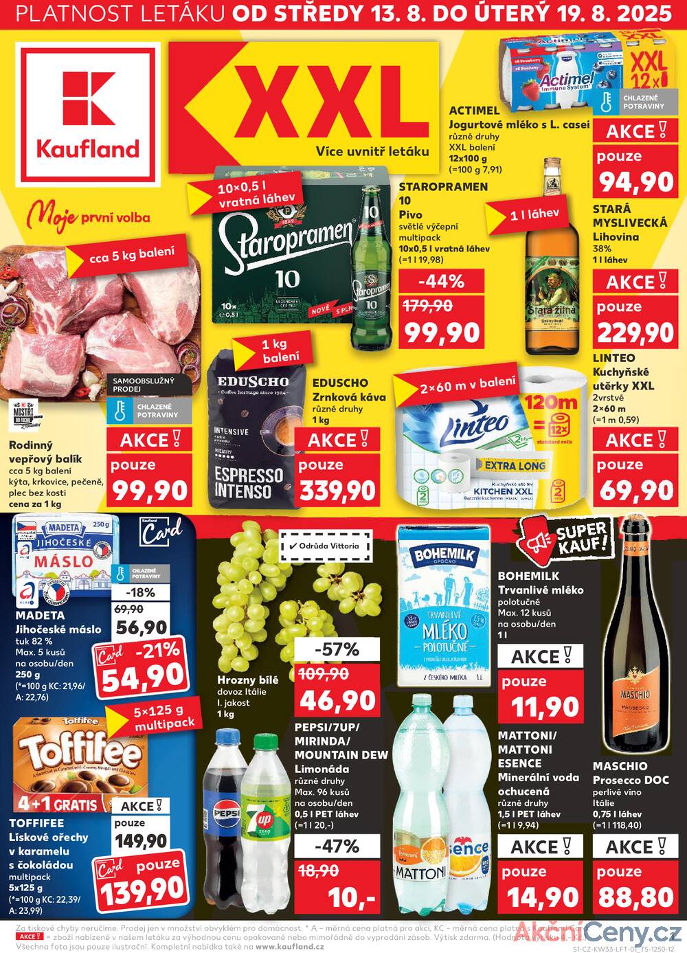 Leták Kaufland - Kaufland 13.8. - 19.8. - Kaufland - Příbram - strana 1