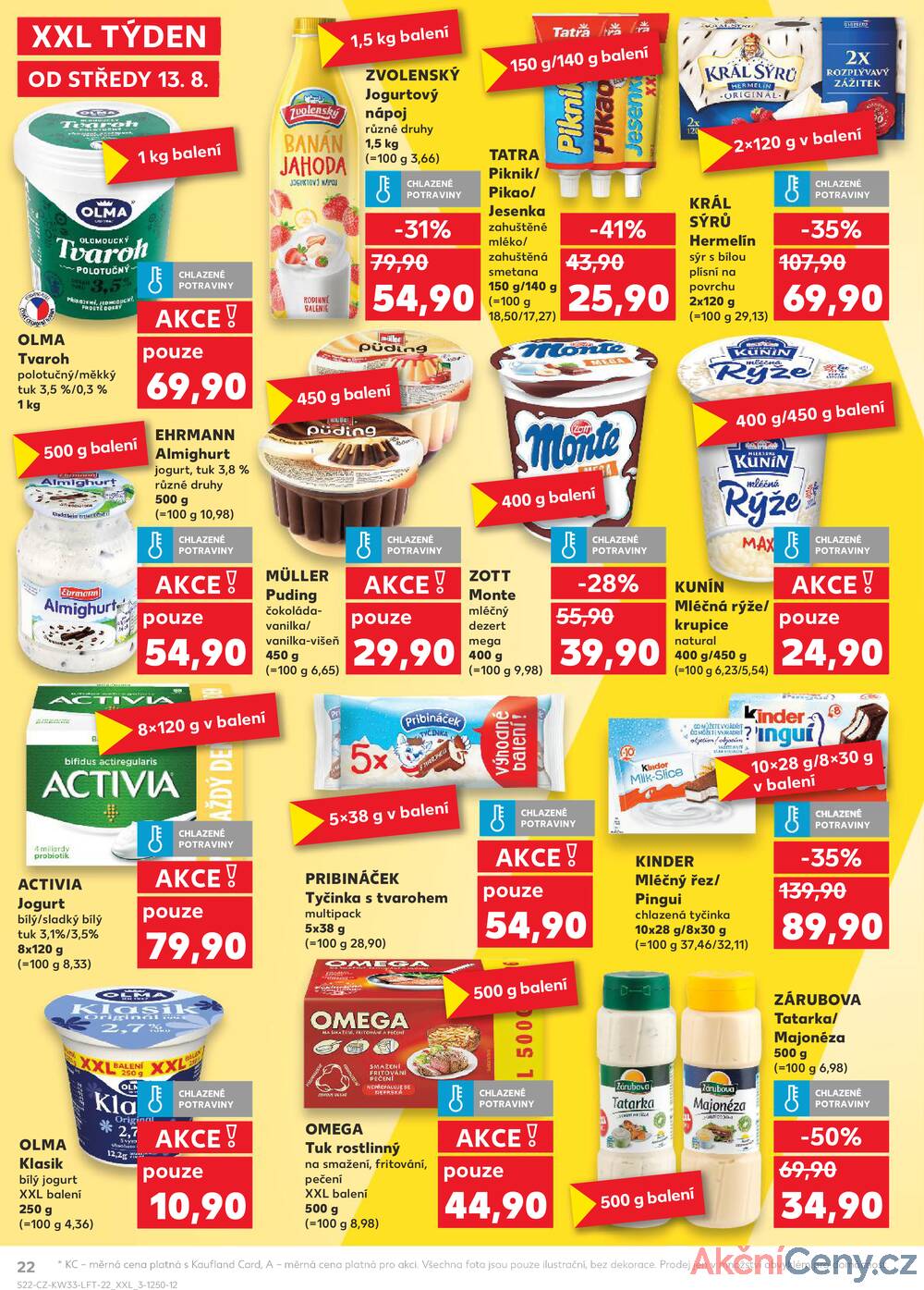Leták Kaufland - Kaufland 13.8. - 19.8. - Kaufland - Příbram - strana 22