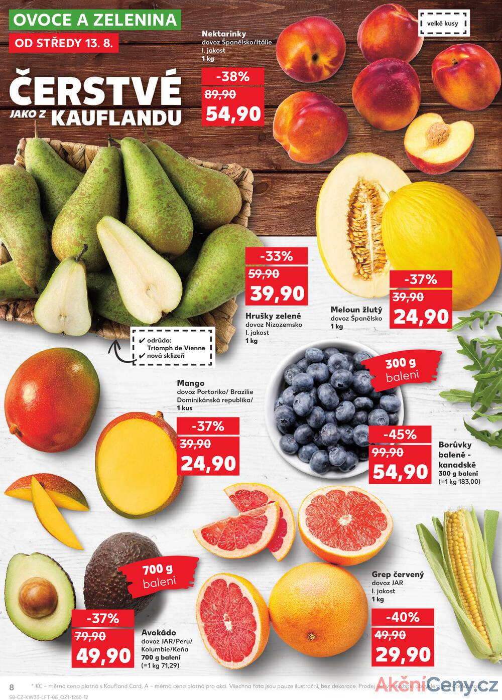 Leták Kaufland - Kaufland 13.8. - 19.8. - Kaufland - Zlín ( OC Čepkov) - strana 8