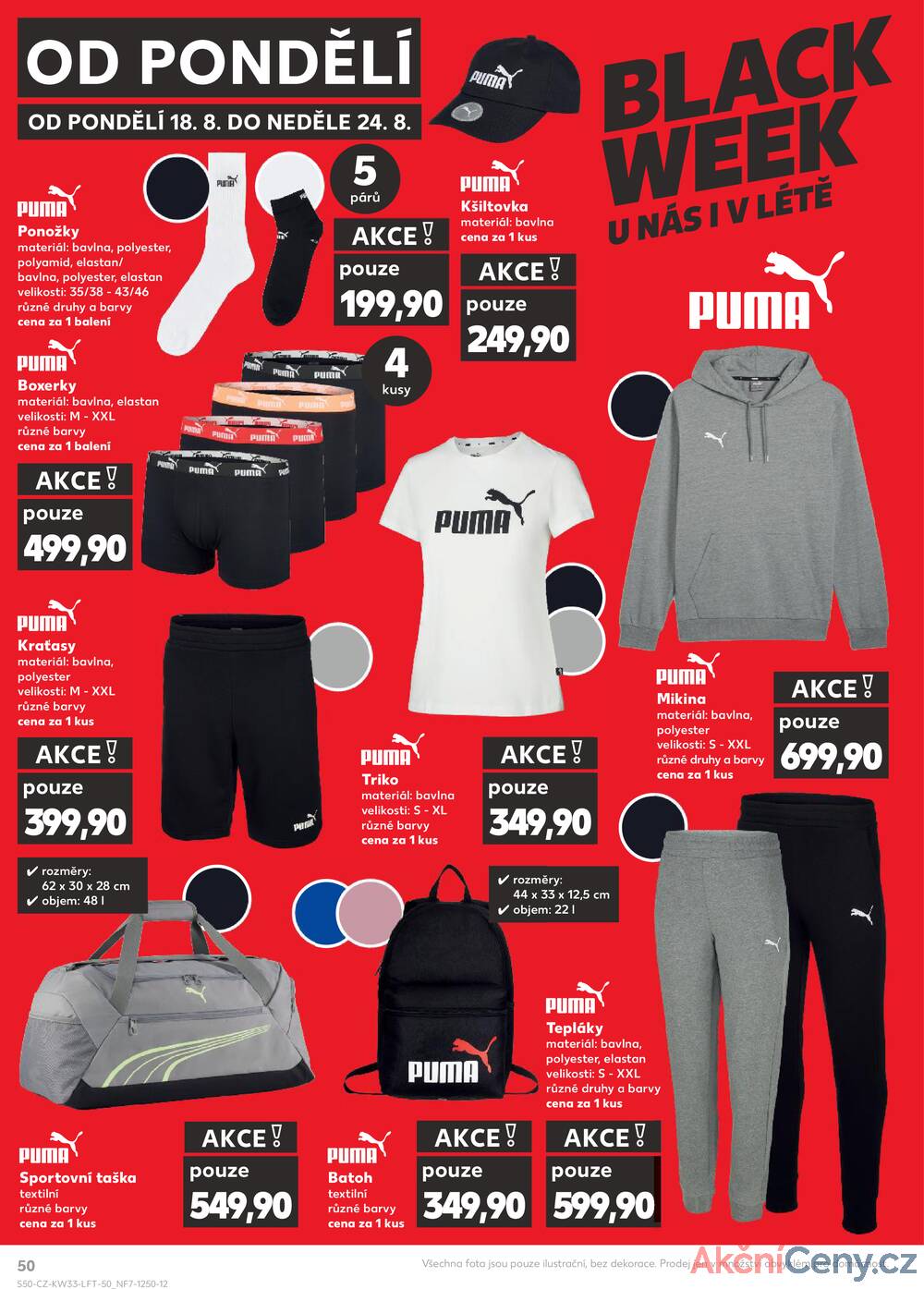 Leták Kaufland - Kaufland 13.8. - 19.8. - Kaufland - Ostrava - Zábřeh - strana 50