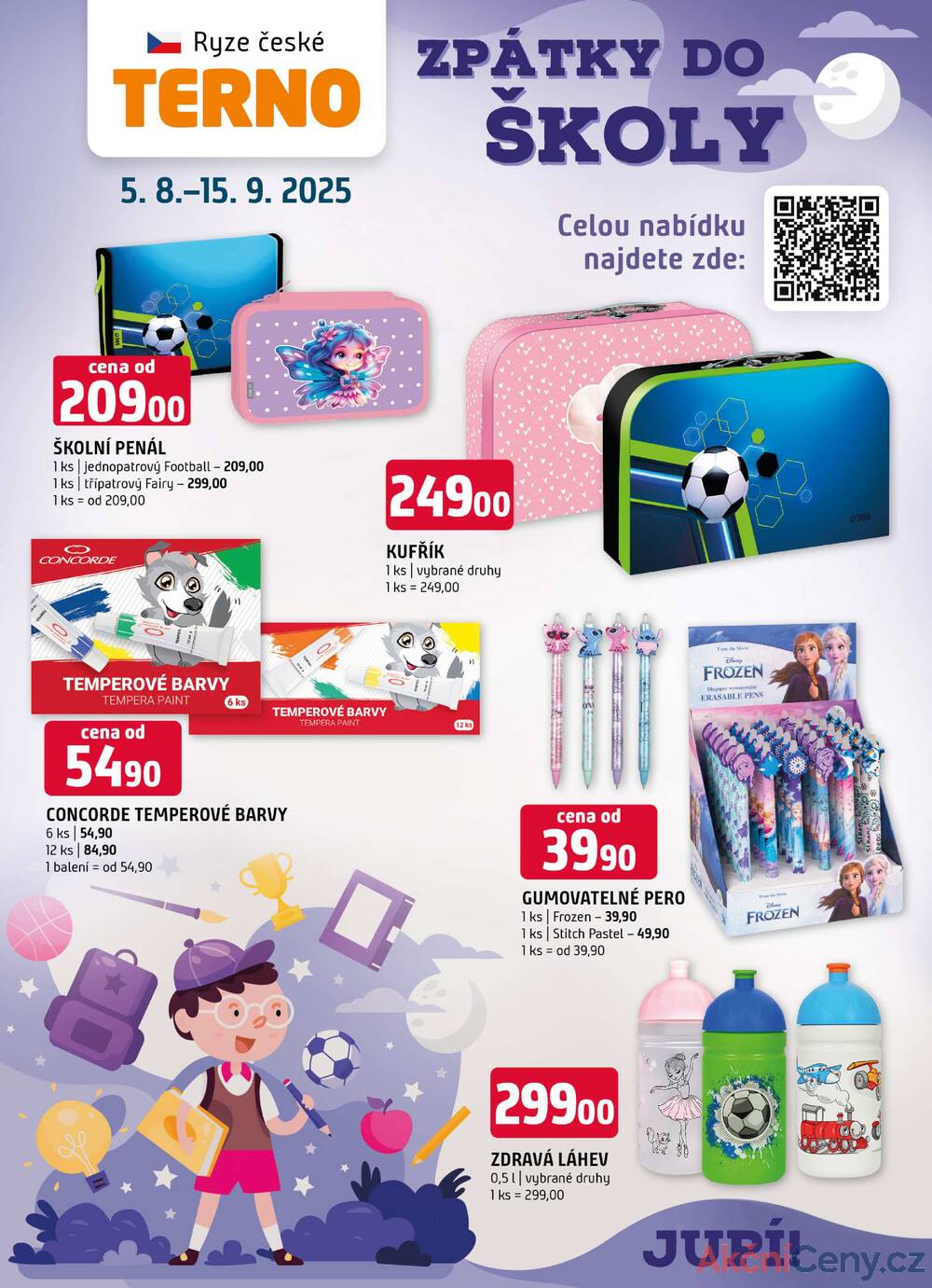 Leták Terno - Terno Zlín, Jihlava, Český Krumlov, Prachatice, Strakonice a Tábor od 20.8. do 26.8.2025 - strana 16