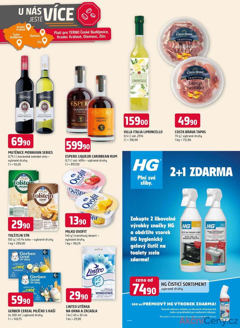 Leták Terno - Terno Zlín, Jihlava, Český Krumlov, Prachatice, Strakonice a Tábor od 20.8. do 26.8.2025 - strana 18