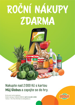 Akční leták Globus 20.8. - 26.8.2025 - Globus Praha - Zličín