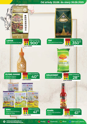 Tamda Foods od 20.8. do 26.8.2025