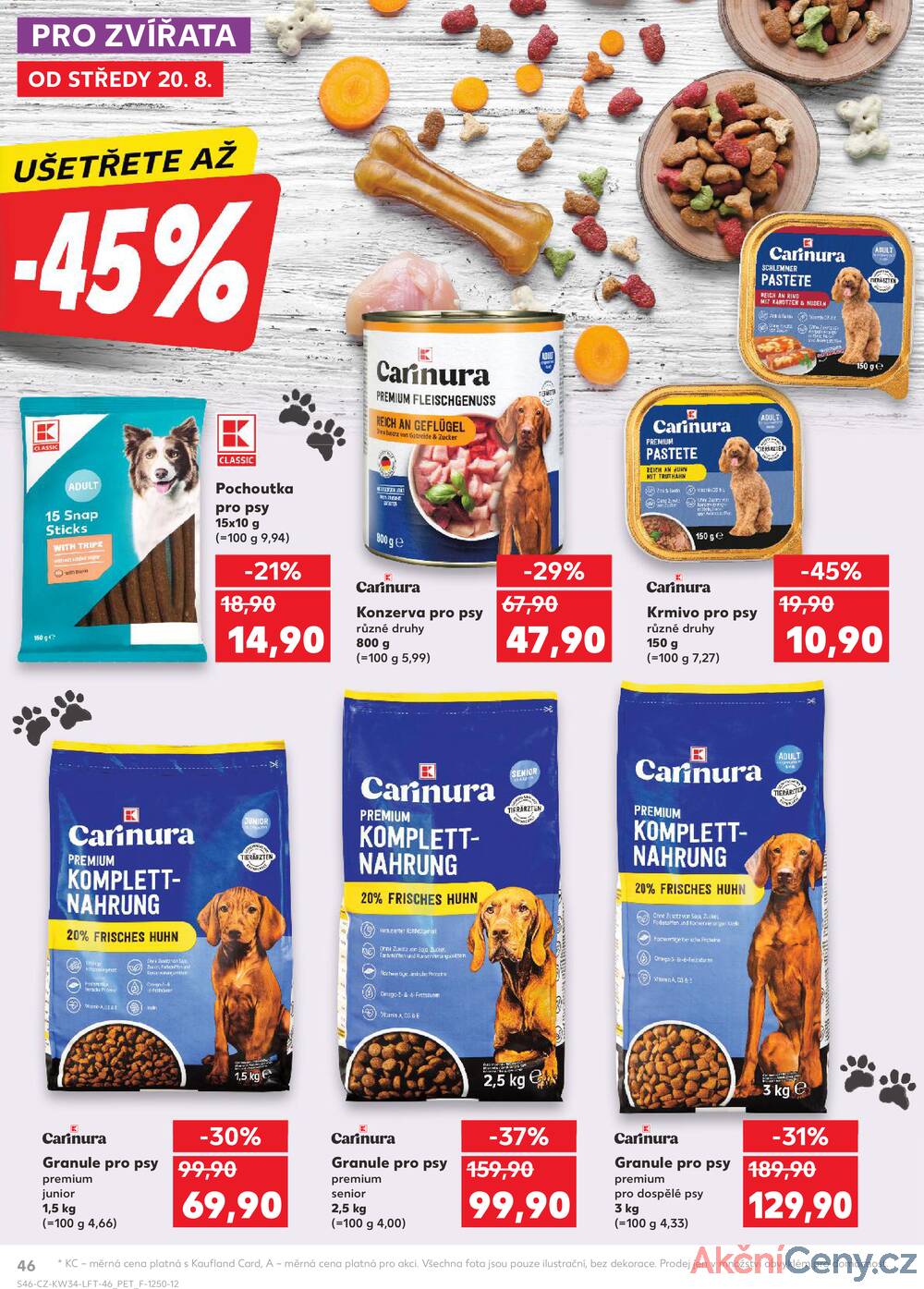 Leták Kaufland - Kaufland 20.8. - 26.8. - Kaufland - Jablonec nad Nisou (Jateční) - strana 46