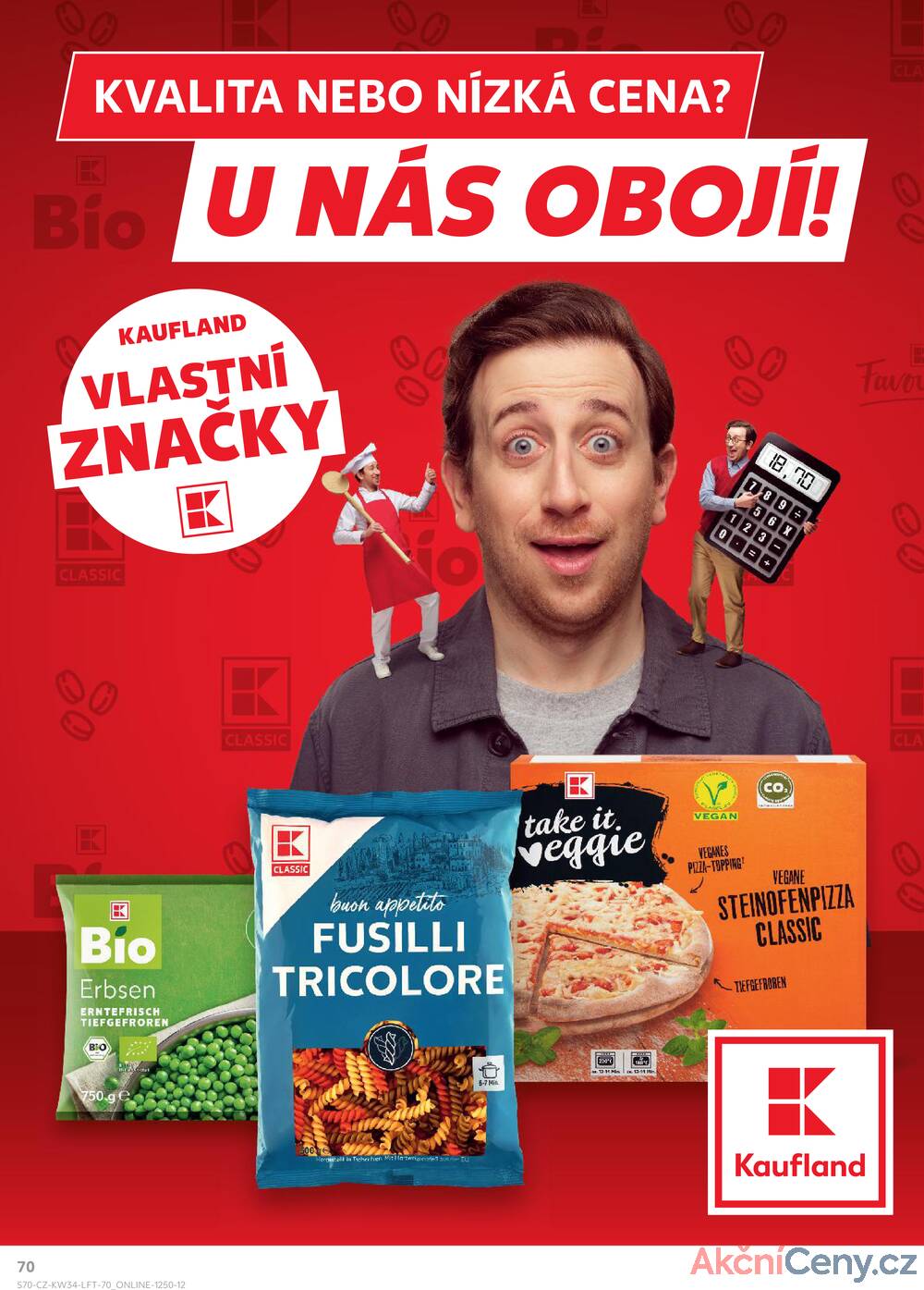 Leták Kaufland - Kaufland 20.8. - 26.8. - Kaufland - Jablonec nad Nisou (Jateční) - strana 70