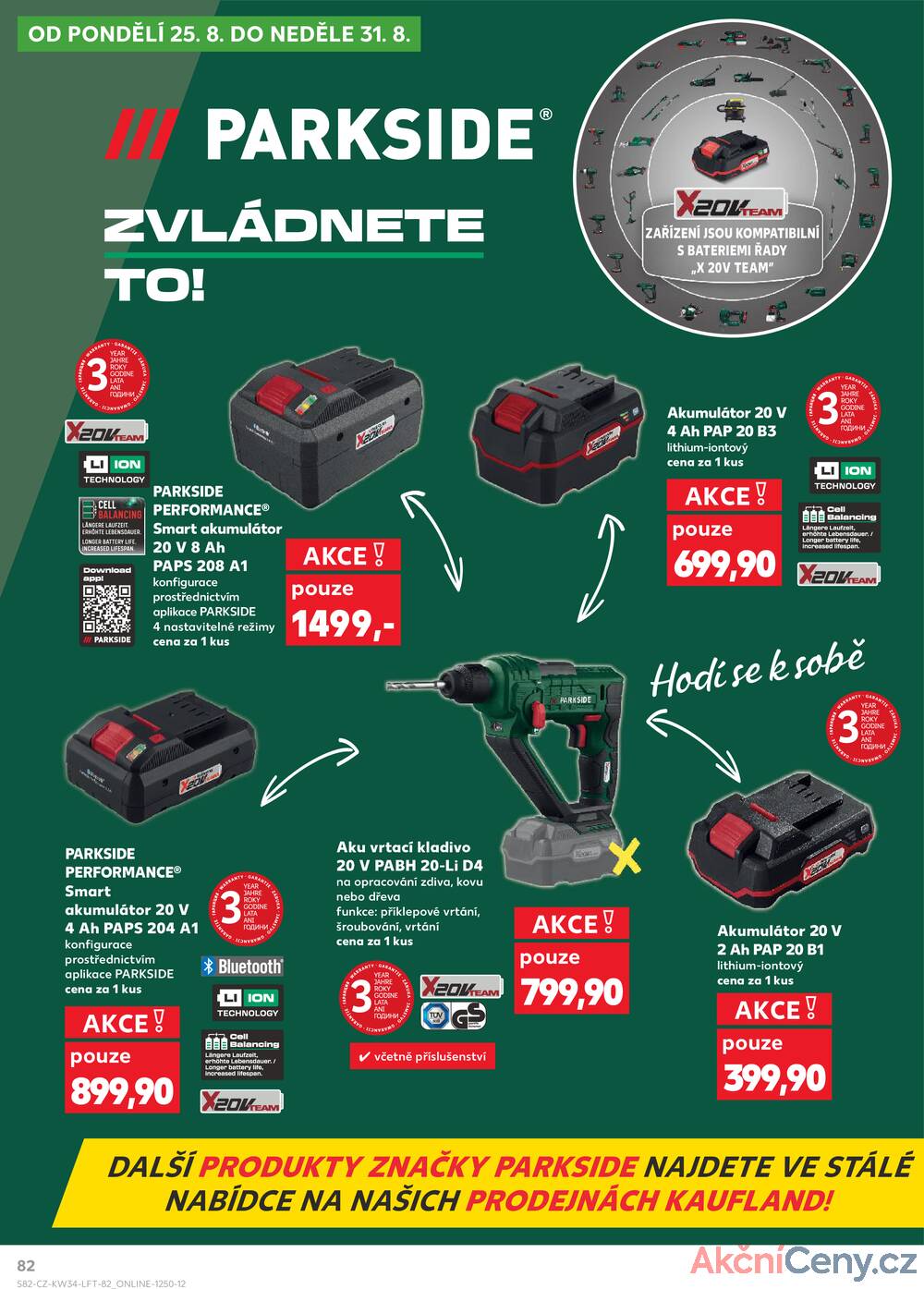 Leták Kaufland - Kaufland 20.8. - 26.8. - Kaufland - Jablonec nad Nisou (Jateční) - strana 82