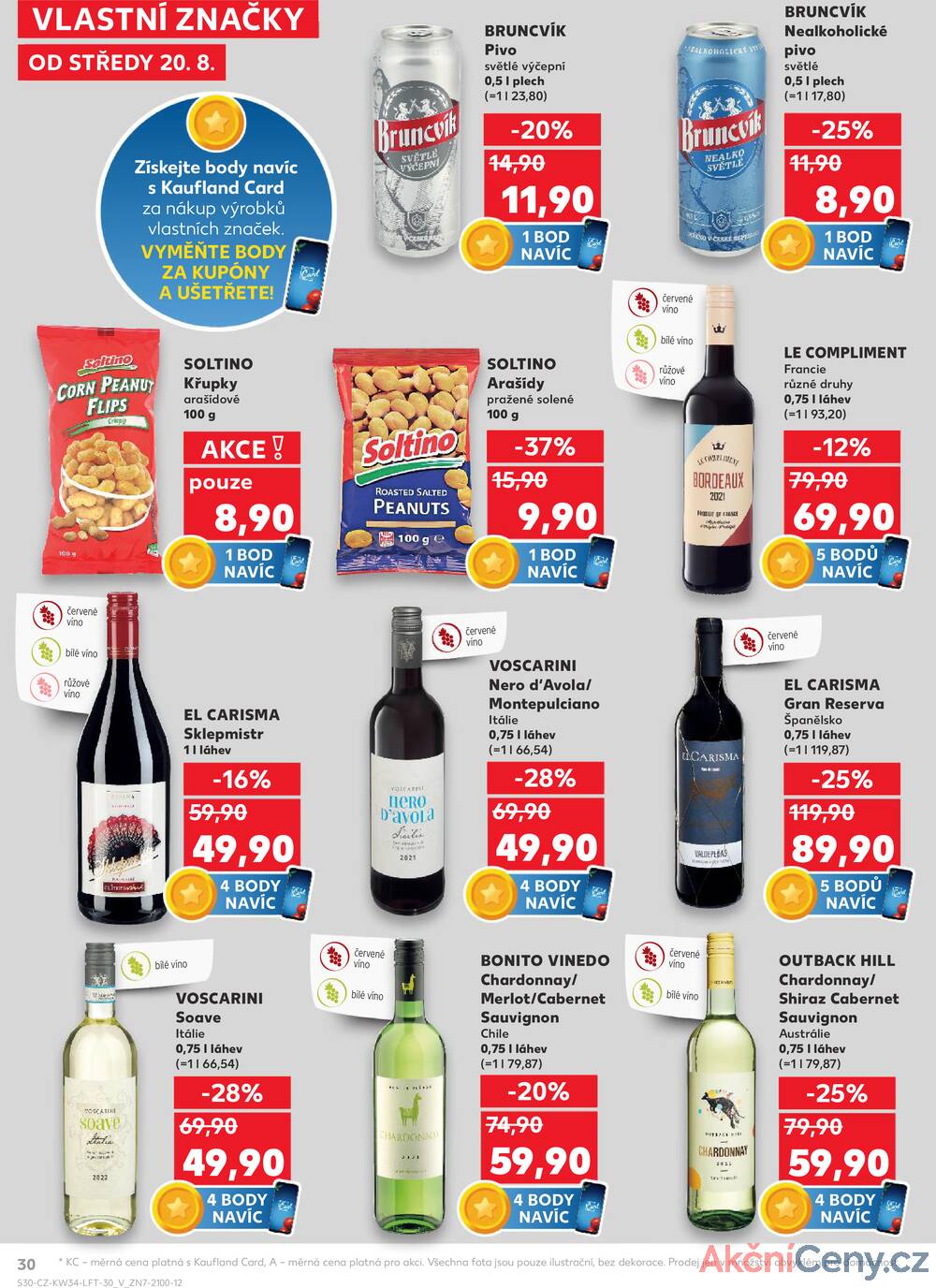 Leták Kaufland - Kaufland 20.8. - 26.8. - Kaufland - Pardubice (S. K. Neumanna) - strana 30