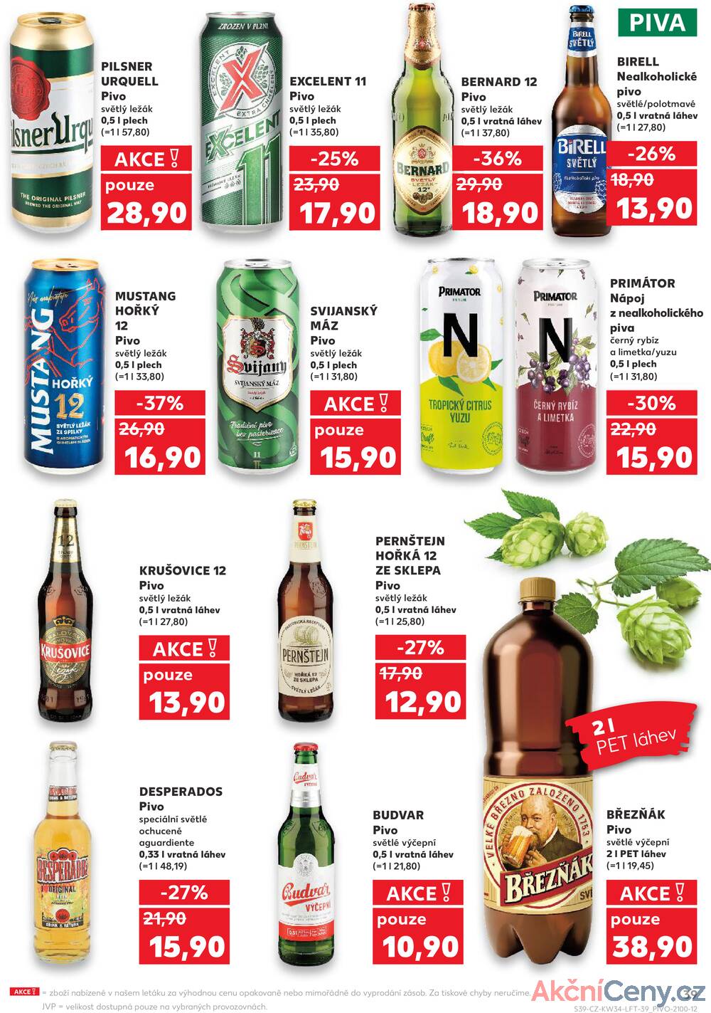 Leták Kaufland - Kaufland 20.8. - 26.8. - Kaufland - Pardubice (S. K. Neumanna) - strana 39