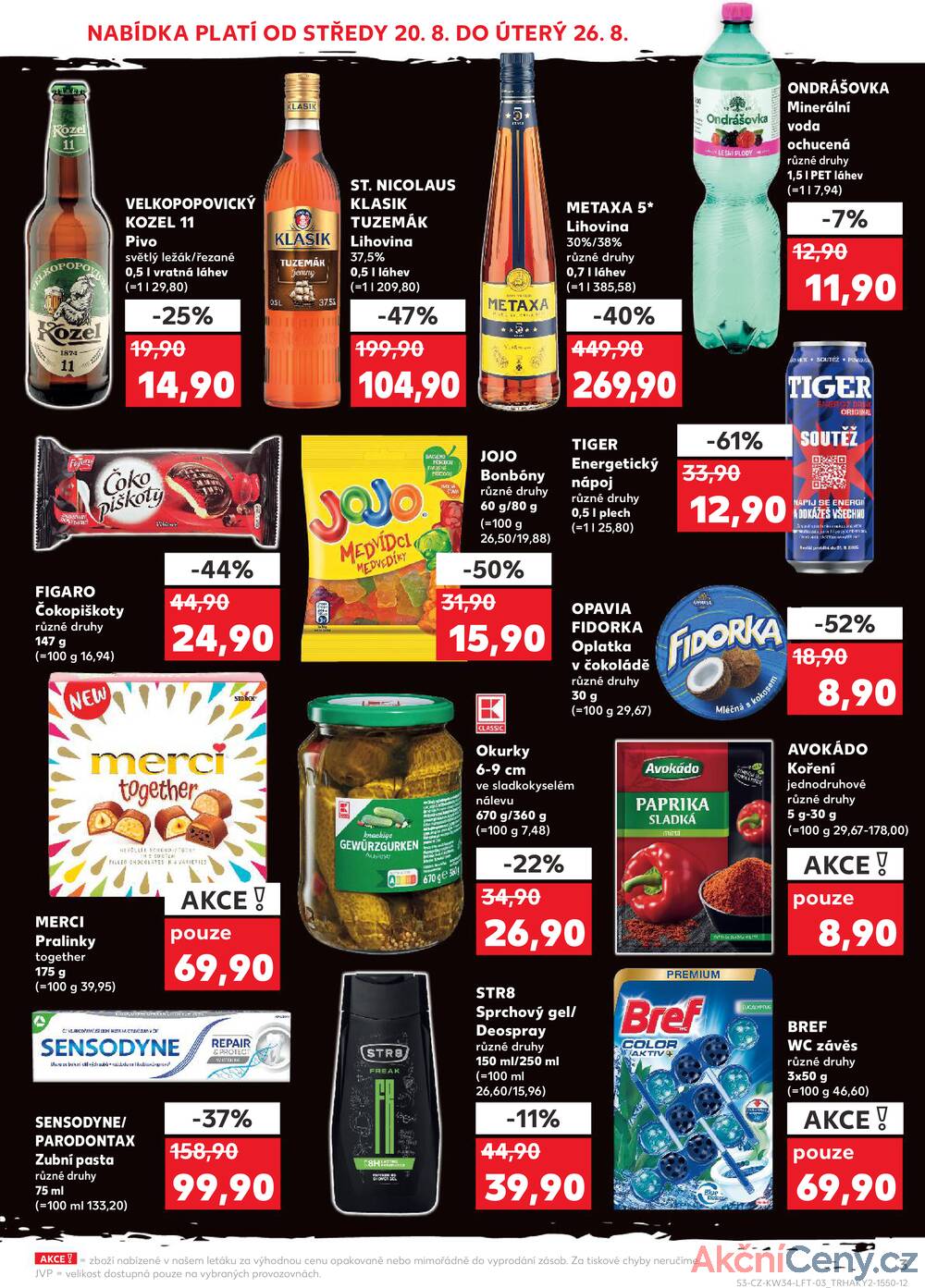 Leták Kaufland - Kaufland 20.8. - 26.8. - Kaufland - Jeseník 1 - strana 3