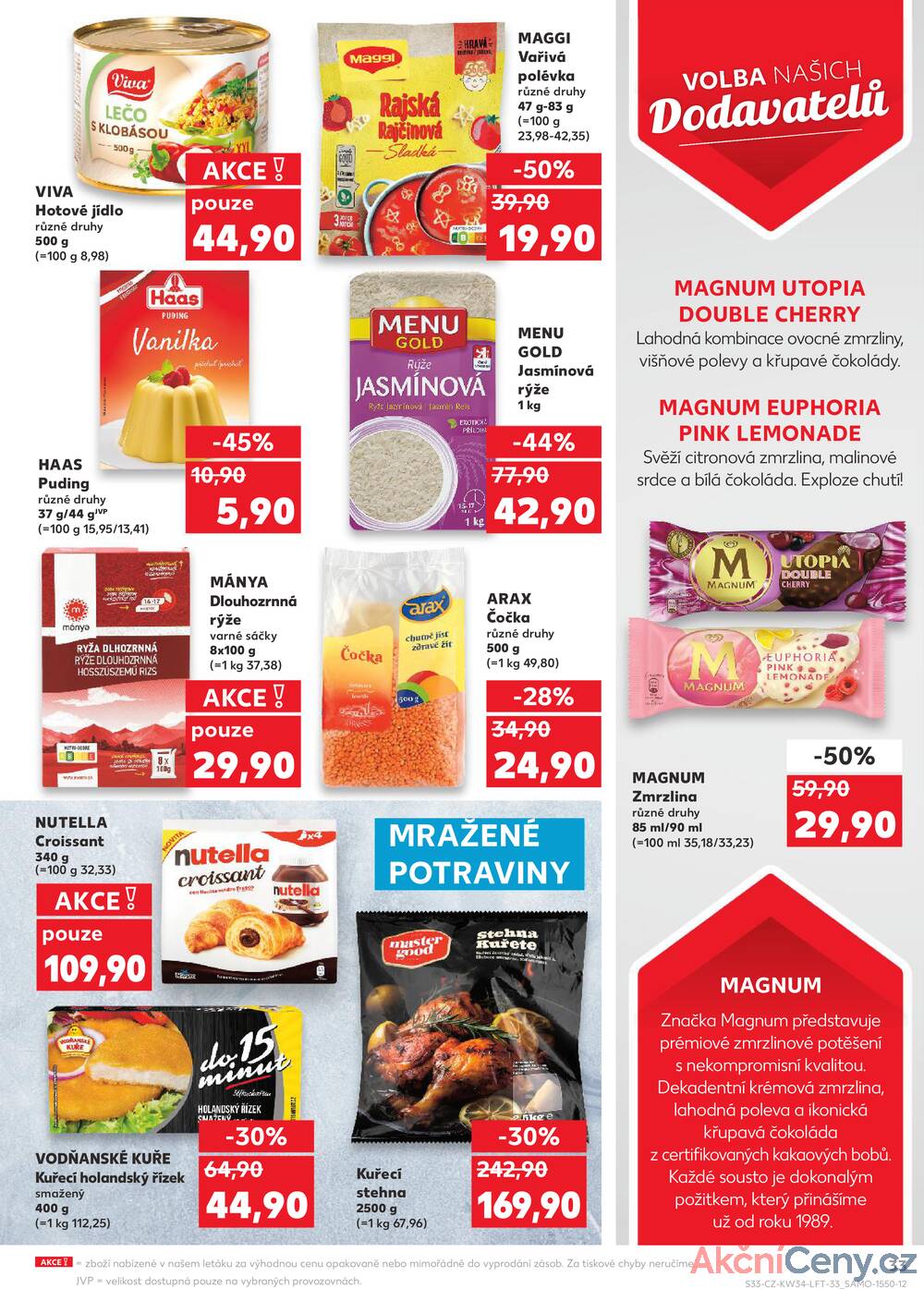 Leták Kaufland - Kaufland 20.8. - 26.8. - Kaufland - Jeseník 1 - strana 33