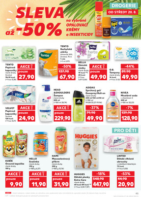 Kaufland 20.8. - 26.8. - Kaufland - Jeseník 1
