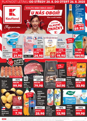 Leták Kaufland 20.8. - 26.8. - Kaufland - Nový Jičín