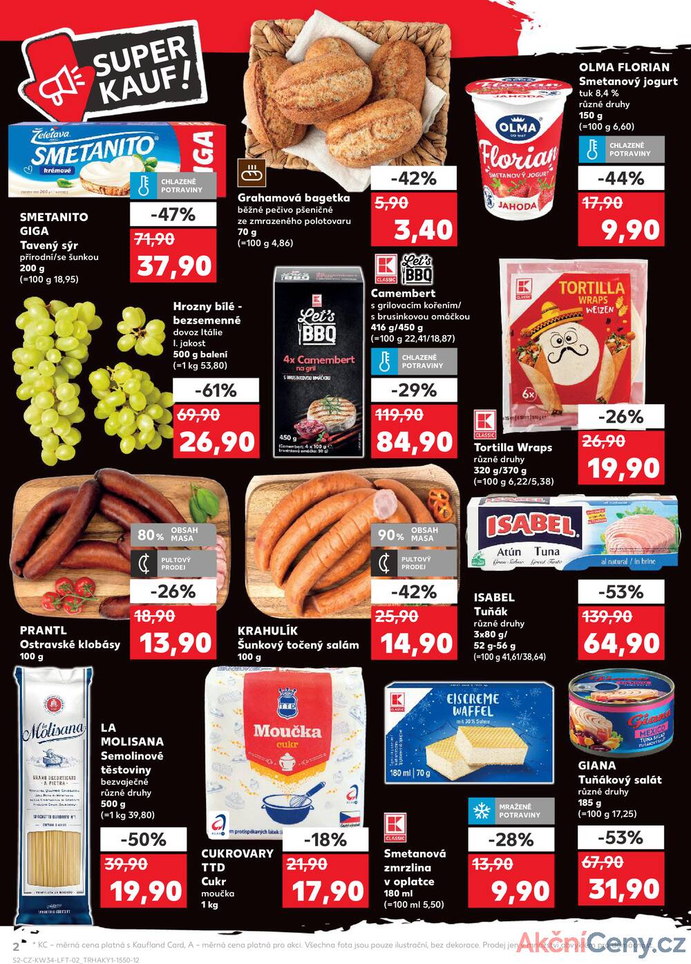 Leták Kaufland - Kaufland 20.8. - 26.8. - Kaufland - Kuřim - strana 2