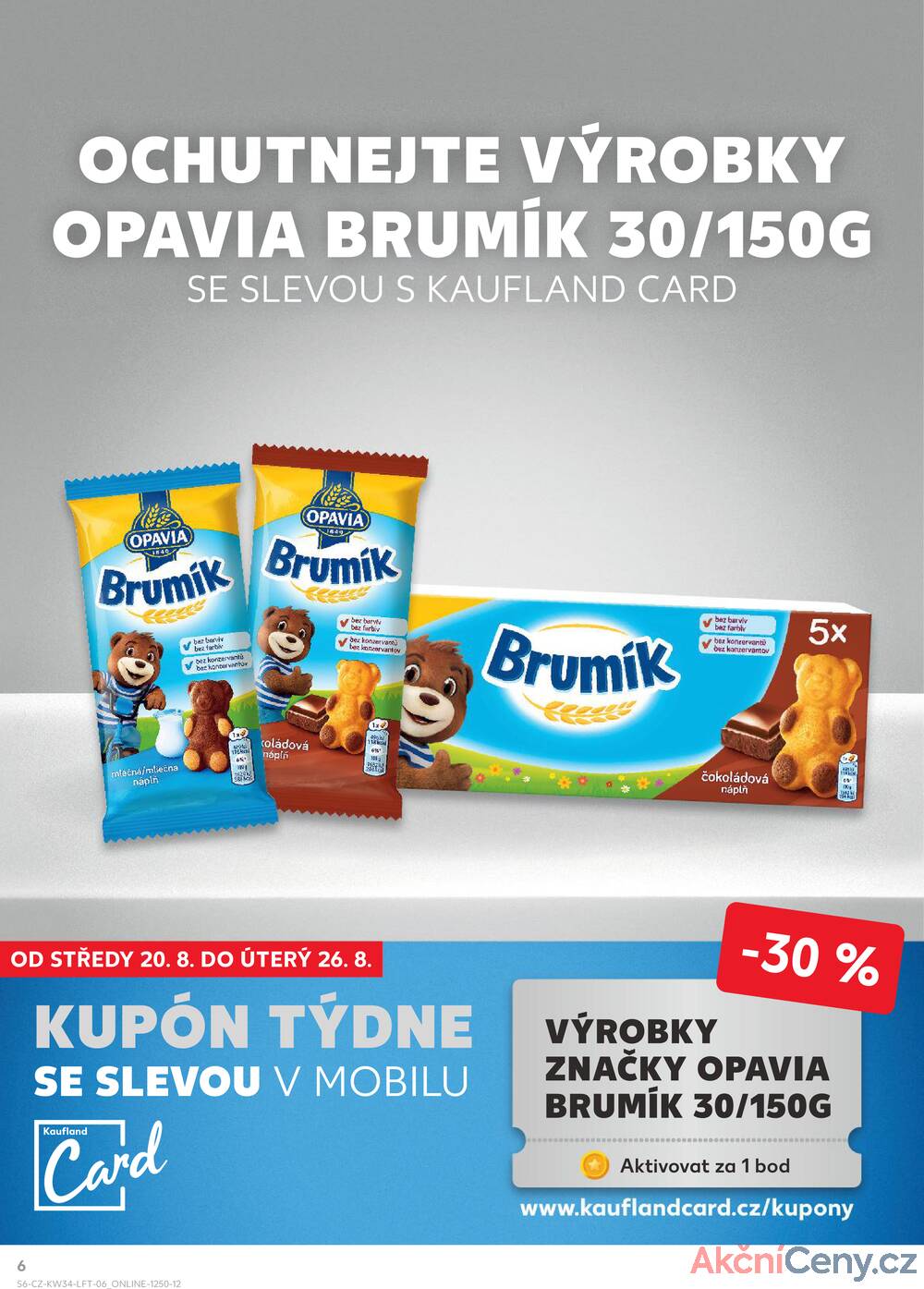 Leták Kaufland - Kaufland 20.8. - 26.8. - Kaufland - Rožnov pod Radhoštěm - Meziříčská - strana 6