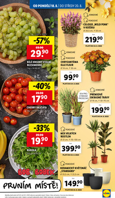 Lidl od 18.8. do 20.8.2025