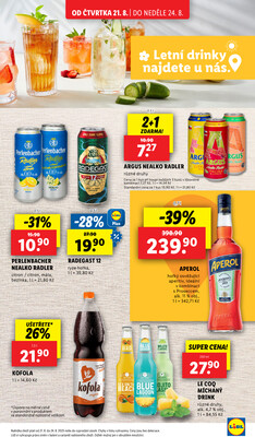 Lidl Čtvrtek od 21.8. do 24.8.2025